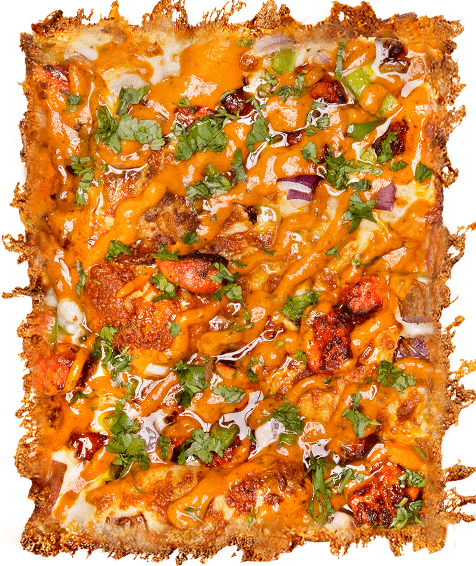 Butter Chicken Halal Pizza 2